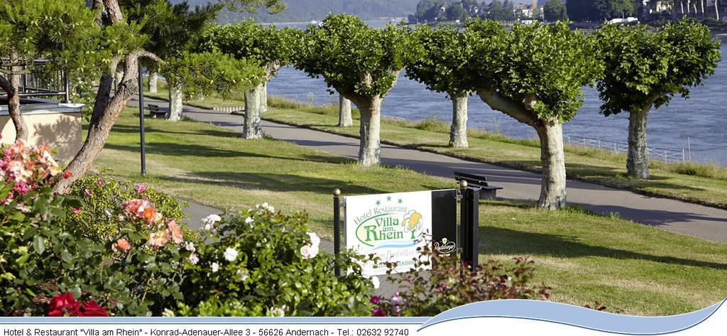 Hotel Villa Am Rhein Andernach Eksteriør bilde